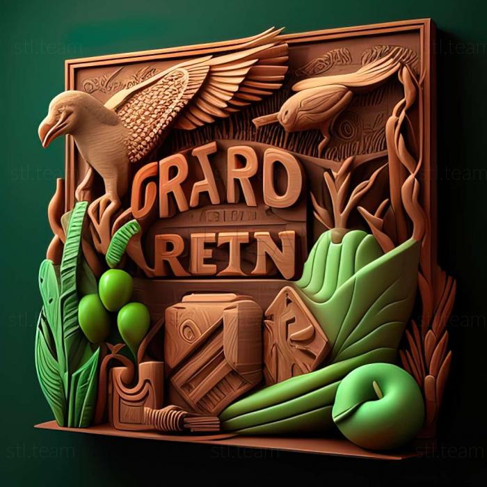 3D model Green Ranch game (STL)